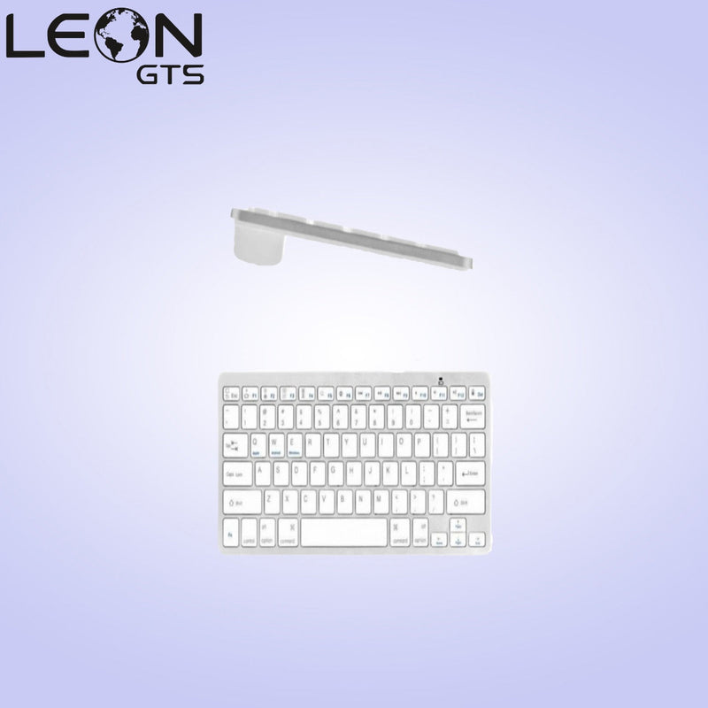 Teclado Bluetooth Alta Qualidade - Cor Branco - LEON GTS - JP50