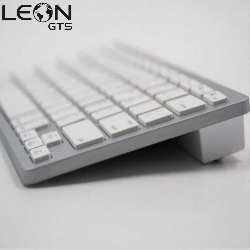 Teclado Bluetooth Alta Qualidade - Cor Branco - LEON GTS - JP50