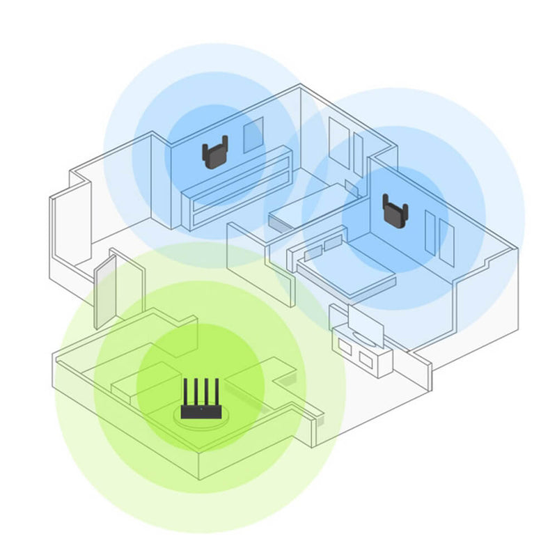 Extensor de Wifi Xiaomi Sem Fio 20 Metros